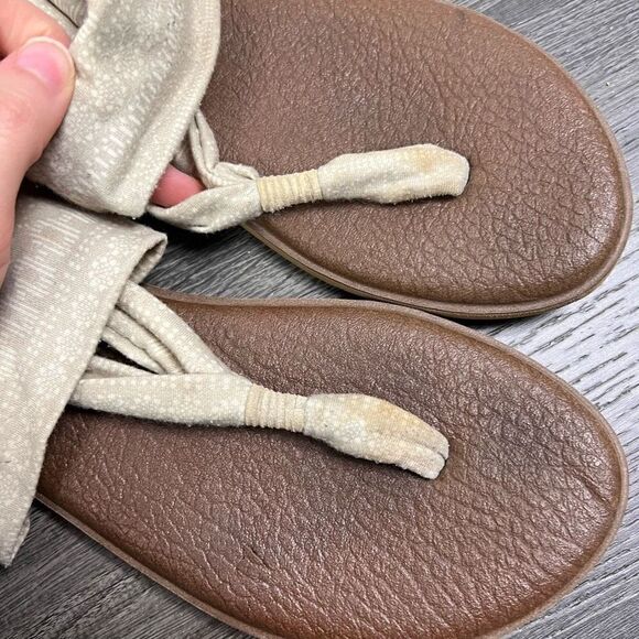 Sanuk yoga bundle of 2 Aztec printed cloth sling mat foam sandal size 9 - Picture 12 of 16